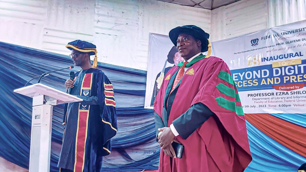 Ful Former Librarian, Prof. Ezra Gbaje Delivers Varsity
