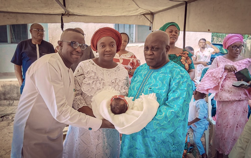 New Baby Alert: Ful Staff, Students Celebrate With Dr. Tosin Olagunju & Family At Baby