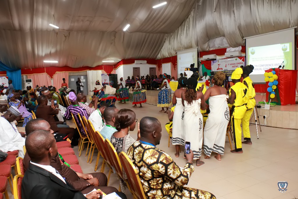 Cultural Troupe at the Opening Ceremony of the 7th Conference and 9th AGM of the Association of West Africa Universities held in Benin Republic