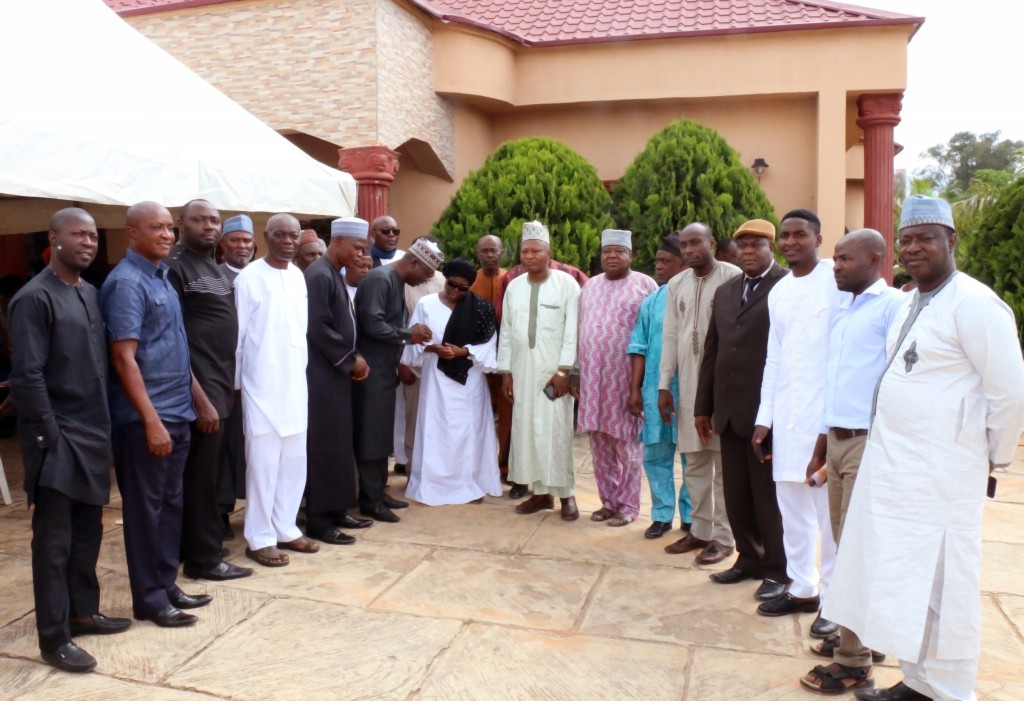 Some Internal Council members, Principal Officers, Deans, Heads of Units, Religious Leaders and other staff of the University in a group photograph as they condole with the Vice-Chancellor, Professor Angela F. Miri over the loss of her brother, Late Hon. Justice Lazarus Dakyen, former Chief Judge of Plateau State