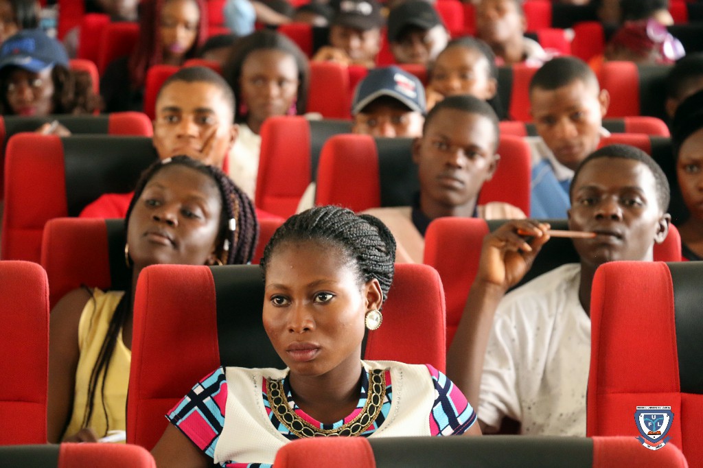Cross section of fresh students at the orientation programme