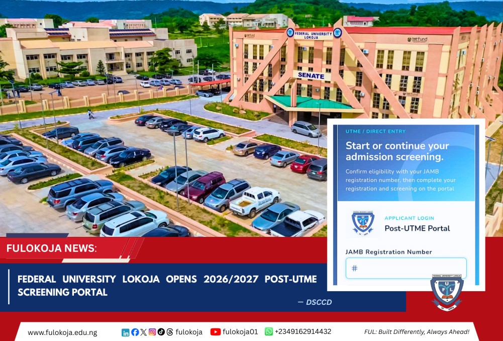 federal-university-lokoja-opens-2026-2027-post-utme-screening-portal