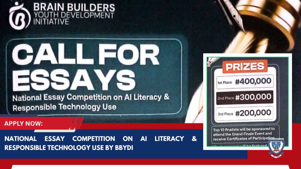Call For Essays: National Essay Competition On Ai Literacy And Responsible Technology Use By Bbydi