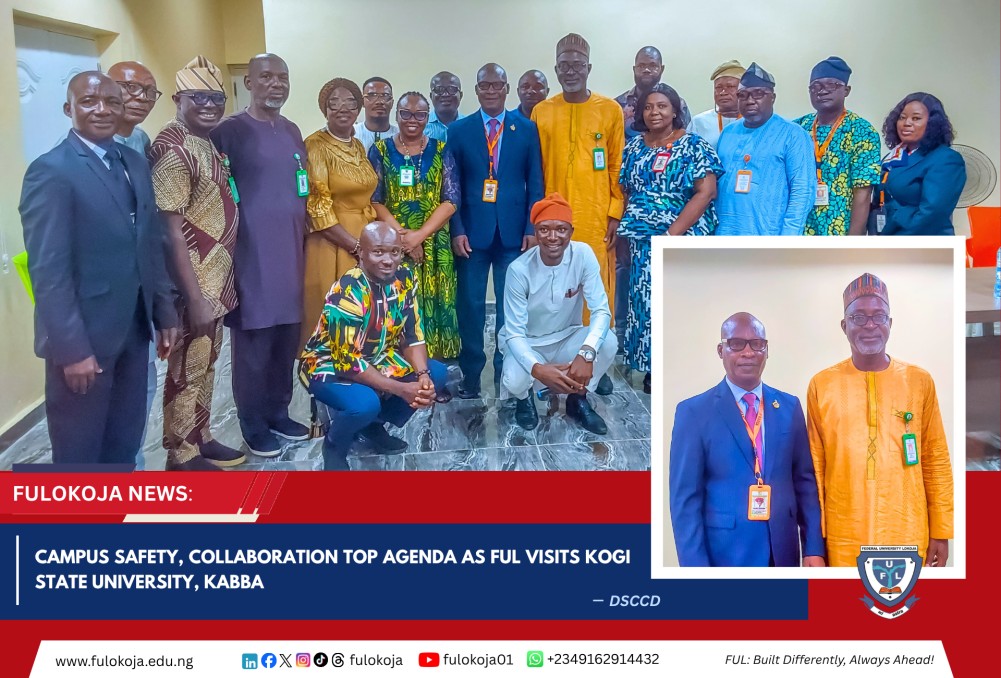 Campus Safety, Collaboration Top Agenda As Ful Visits Kogi State University, Kabba