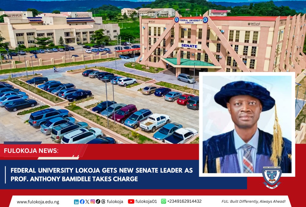 Federal University Lokoja Gets New Senate Leader As Prof. Anthony Bamidele Takes Charge