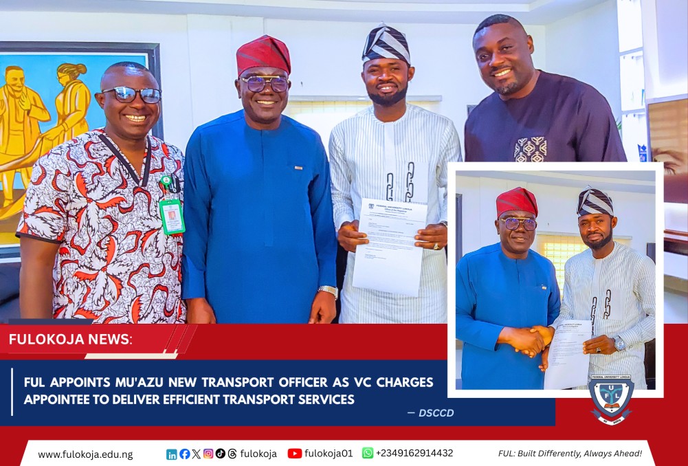 ful-appoints-muazu-new-transport-officer-as-vc-charges-appointee-to-deliver-efficient-transport-services