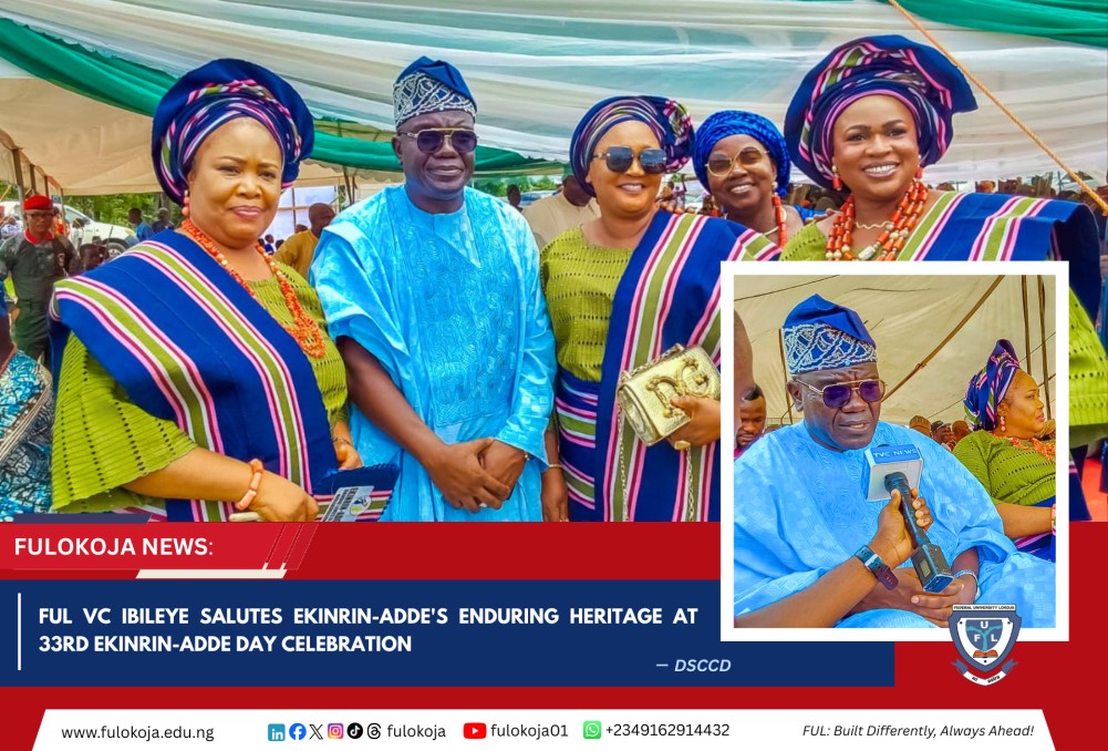 Ful Vc Ibileye Salutes Ekinrin-adde's Enduring Heritage At 33rd Ekinrin-adde Day Celebration