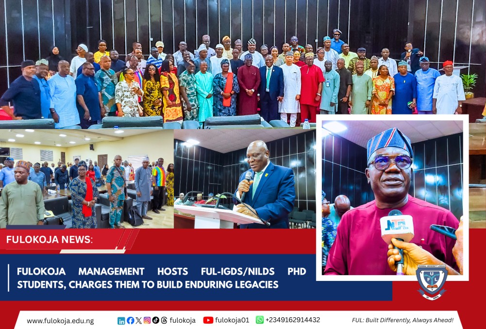 Fulokoja Management Hosts Ful-igds/nilds Phd Students, Charges Them To Build Enduring Legacies