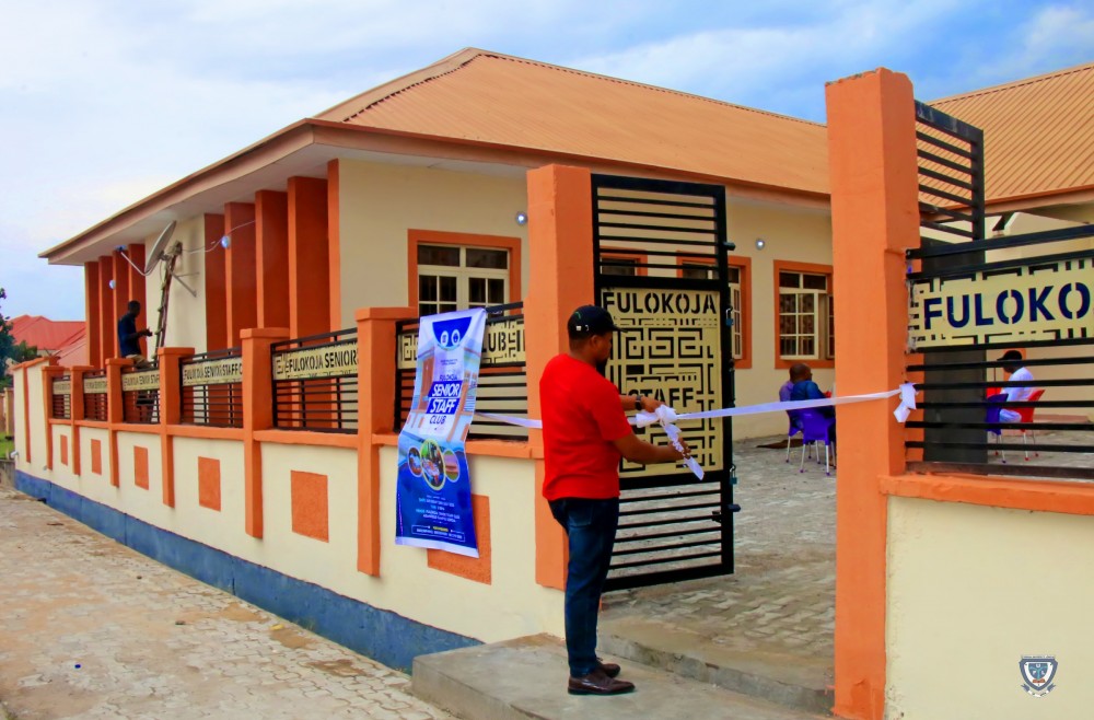 Fulokoja Senior Staff Club Opens For Operation As Vc Bags Award Of Excellence