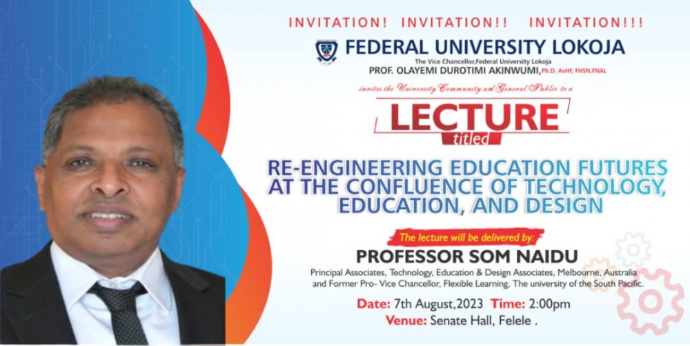 invitation-to-a-lecture-tagged-re-engineering-education-futures-at-the-confluence-of-technology-education-and-design-by-prof-som-naidu