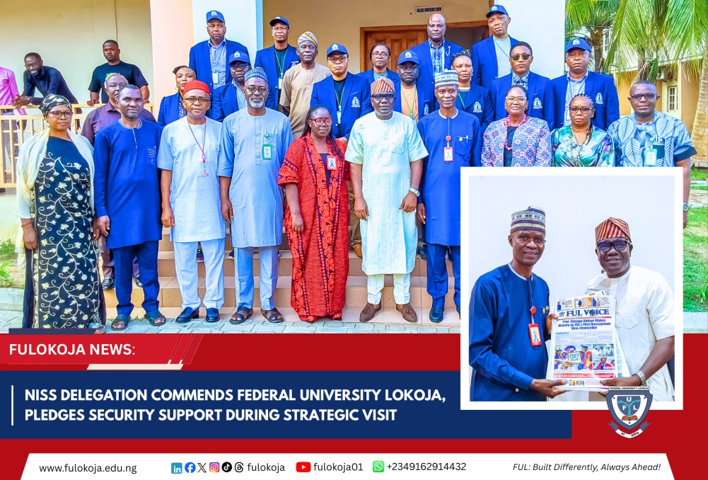 Niss Delegation Commends Federal University Lokoja, Pledges Security Support During Strategic Visit