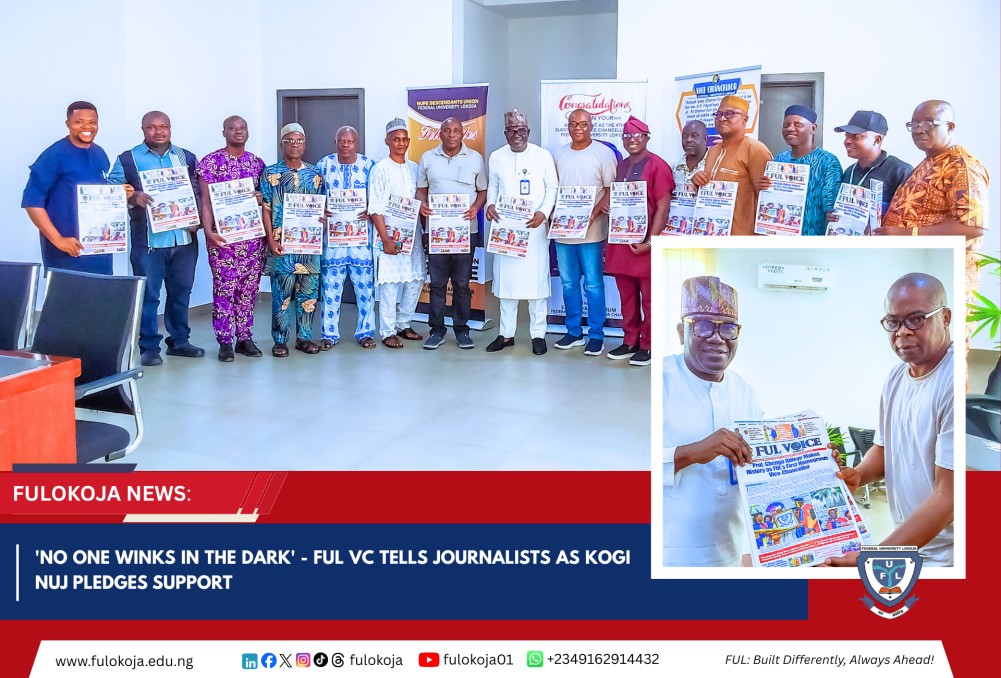 'no One Winks In The Dark' - Ful Vc Tells Journalists As Kogi Nuj Pledges Support