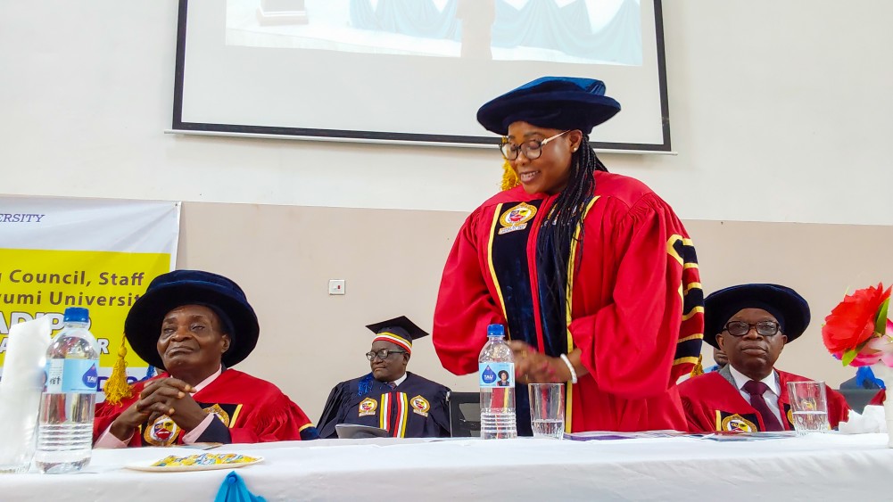 A Note Of Appreciation From Professor Francisca Oladipo, New Vc Tau