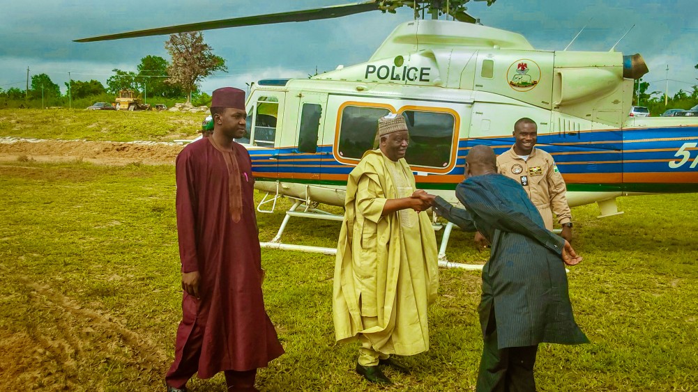 Photo News: Historic Arrival Of Prof. Ibrahim Agboola Gambari To Deliver Ful