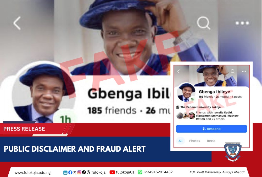 Public Disclaimer And Fraud Alert