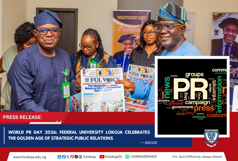World Pr Day 2026: Federal University Lokoja Celebrates The Golden Age Of Strategic Public Relations