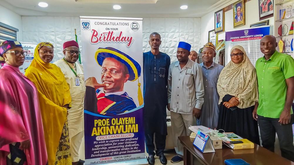 Your Legacy Will Be Remembered For Generations To Come - Lokoja Indigenous Staff Celebrate Prof. Akinwumi At 61