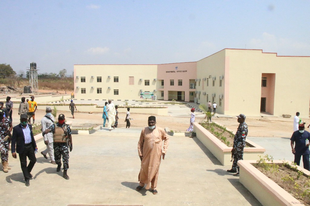 Construction & Furnishing of Departmental Office Block at the Felele Campus - Project Commissioning by the Executive Secretary, National Universities Commission (NUC), Prof. Abubakar Adamu Rasheed represented by the Deputy Executive Secretary (Administration), Mr. Chris Mayaki on 11th February, 2021
